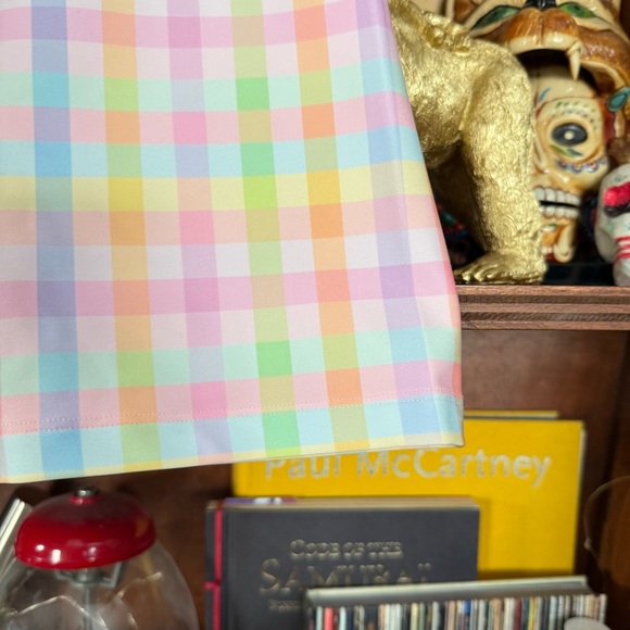 Beyond Yoga - High Waisted Biker Shorts - Pastel Gingham - Women’s XS - Picture 5 of 8